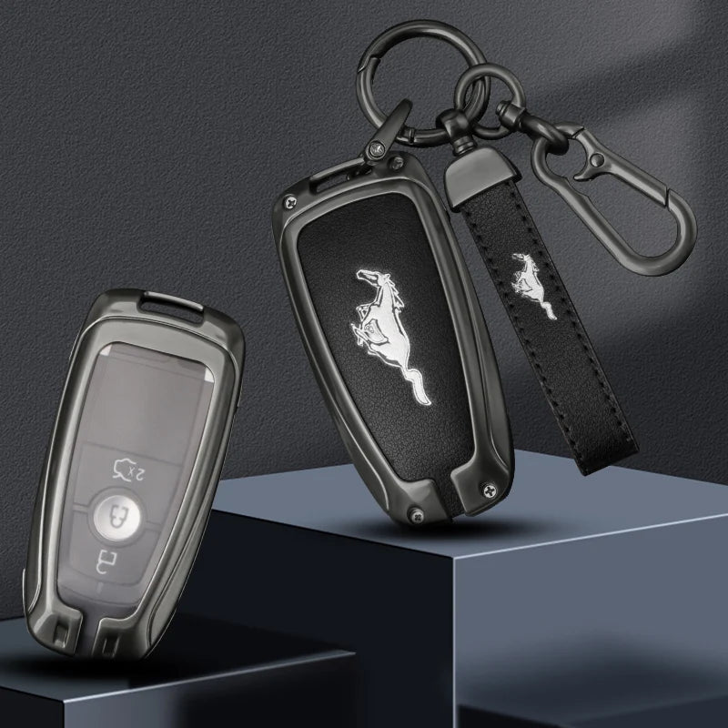 Zinc alloy Car Smart Key Case Cover Protector Shell Fob For Ford Fusion Mondeo Mustang Edge Expedition EXplorer F-150 F-250 F-35