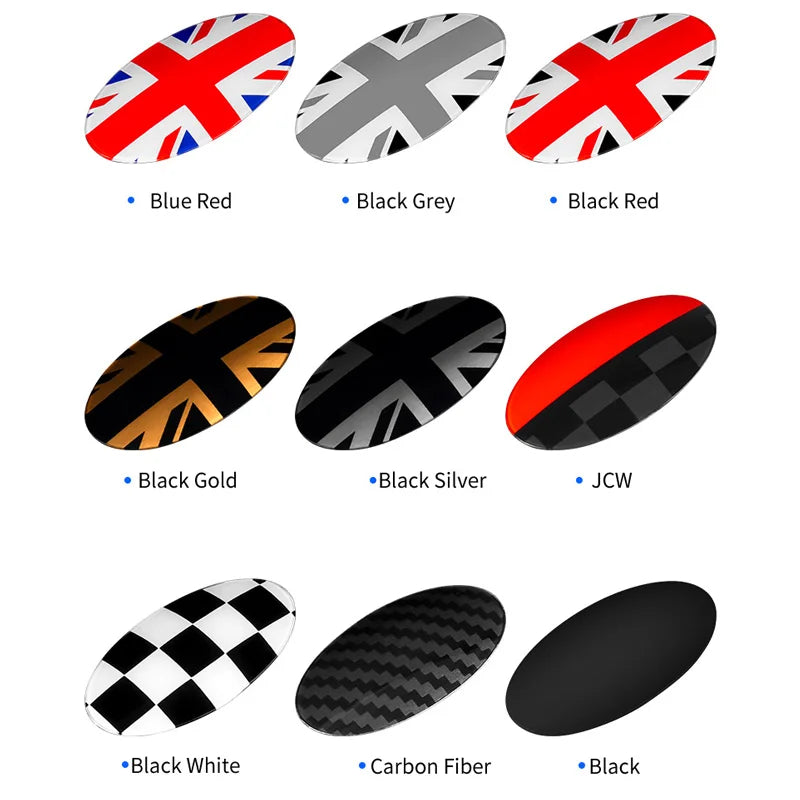 Car Styling Co-pilot Glove Box Switch Panel Button Decoration Sticker Trim For Mini Cooper R55 R56 R57 R58 R59 Auto Accessories