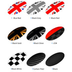 Car Styling Co-pilot Glove Box Switch Panel Button Decoration Sticker Trim For Mini Cooper R55 R56 R57 R58 R59 Auto Accessories