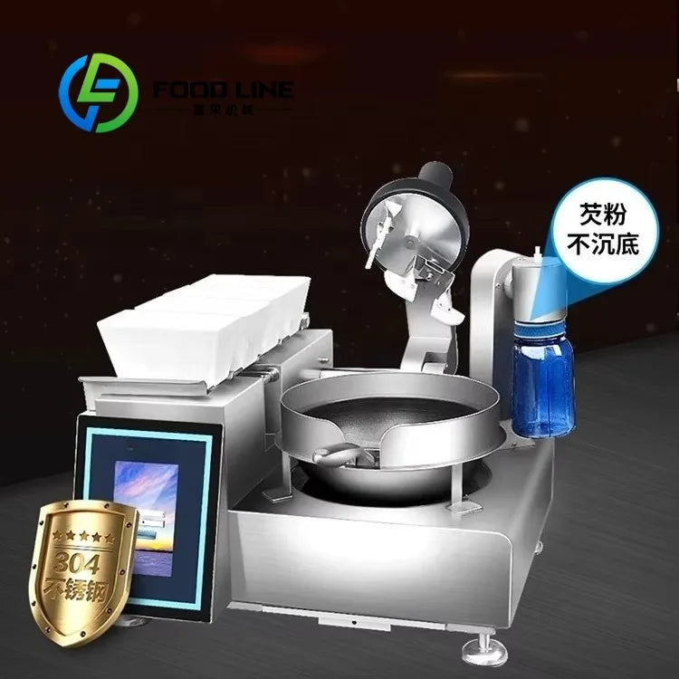 Commercial Cooking Robot High Efficiency Automatic Kitchen Appliance for Hotel Use Electric Stainless Steel Smart Multi-function