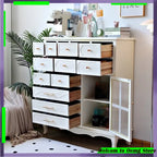 Luxury Dust Proof Living Room Cabinets Craft Organizer Kitchen Storage Cabinet House American Muebles Hogar Home Accessories