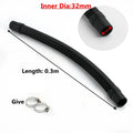 1PC 20/25/32/40/50mm I.D Plastic Aquarium Durable Corrugated Pipe Fish Tank Inlet Outlet Joint Hose Water Pump Supplies Pipe