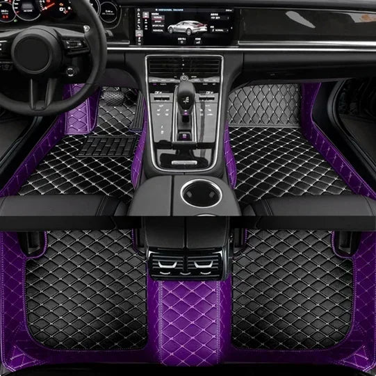 Customized Splicing Color Car Floor Mat for Peugeot 206 2004-2008 207 CC 301 2012-2019 607 2004-2006 Interior Car Accessories
