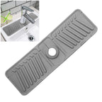 Silicone Faucet Splash Pad Multipurpose Toilet Soap Storage Faucet Mat for Rapid Drainage Kitchen Foldable Drainage Mat