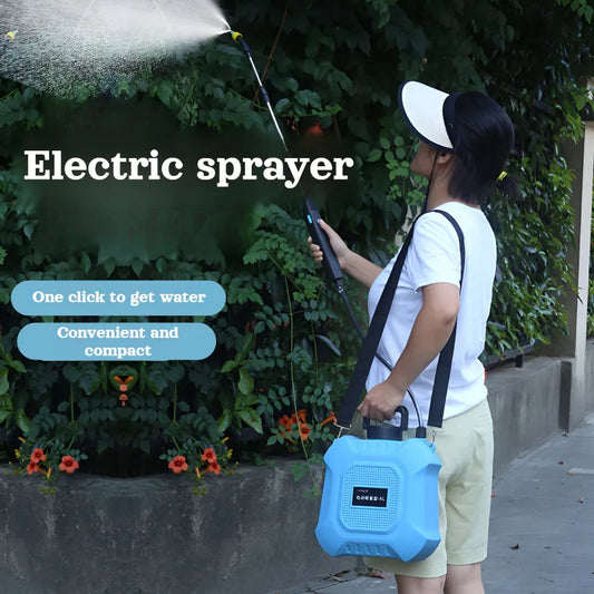 Rechargeable Electric Sprayer Household Car Wash Pump Gardening Watering Sprinkler Disinfectant Sprayer with Bucket