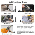 Car Vacuum Cleaner 12000PA Portable Vacuum Cleaner Strong Suction Handheld Vacuum Cleaner Wireless Vacuum Cleaner for Car Home