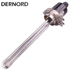 DERNORD Heating Element 2" Tri Clamp FoldBack for Brew 2.5KW 3.5KW 4.5KW 5.5KW 220V Tubular Electric Heater for Water