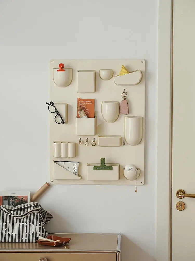 Wall Mounted Organizer Rack – Storage Shelf for Office, Kitchen, Bathroom