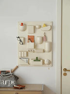 Wall Mounted Organizer Rack – Storage Shelf for Office, Kitchen, Bathroom