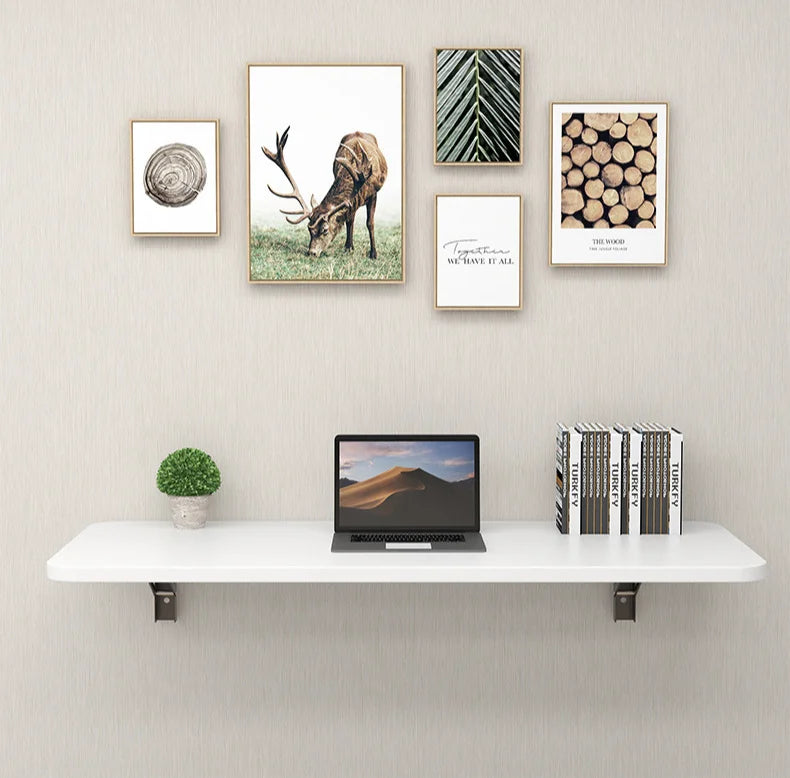 Wall-mounted Folding Table Dining Table Foldable Computer Table Wall Desk Wall Table Kitchen Folding Table for Living Room