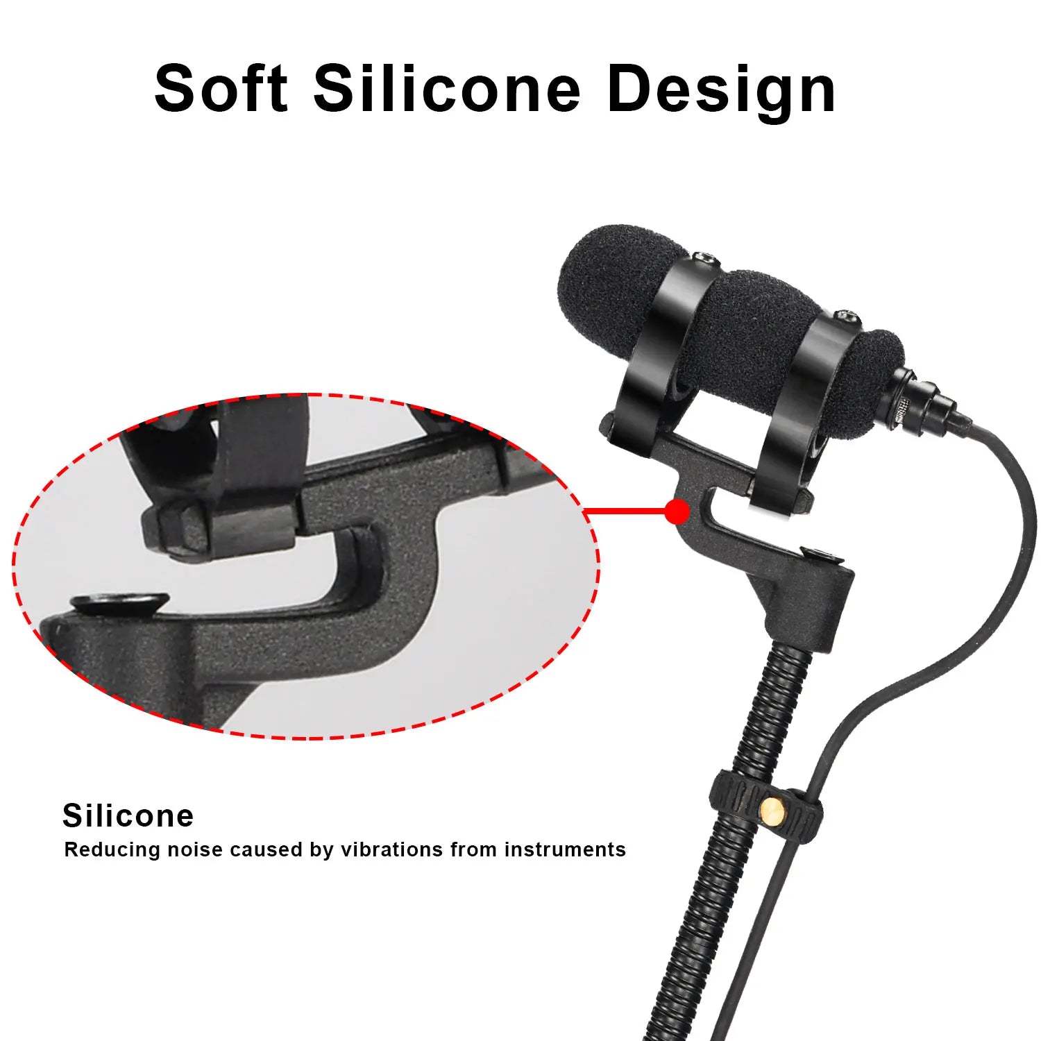 Professional 3 Pin 4 PIN XLR Saxophone Microphone 3.5mm Portable Condenser Instrument Wind Violin Sax Piano Clarinet Mic IM-22