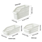 1pcs/kitchen rack storage basket household under the sink cabinet good things with wheels narrow storage box