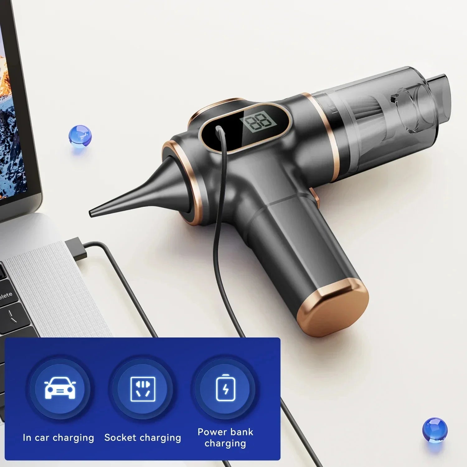 Xiaomi 9500000Pa 5 in 1 Wireless Vacuum Cleaner Automobile Portable Vacuum Cleaner Handheld Car vehicle-mounted Appliance Home
