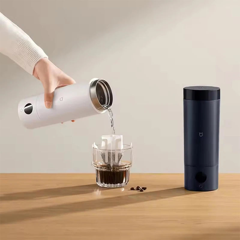 2023 NEW XIAOMI Mijia Portable Electric Kettle 2 Thermos Cup Fast Water Boiler 350ml Smart Temperature Insulated Kettle Travel