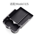 For Tesla Model X central storage box modification Model S central interior storage box decoration