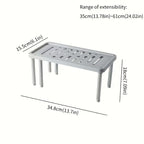 1pcs/Retractable kitchen rack under sink cabinet household layered dishes seasoning bottle finishing storage rack