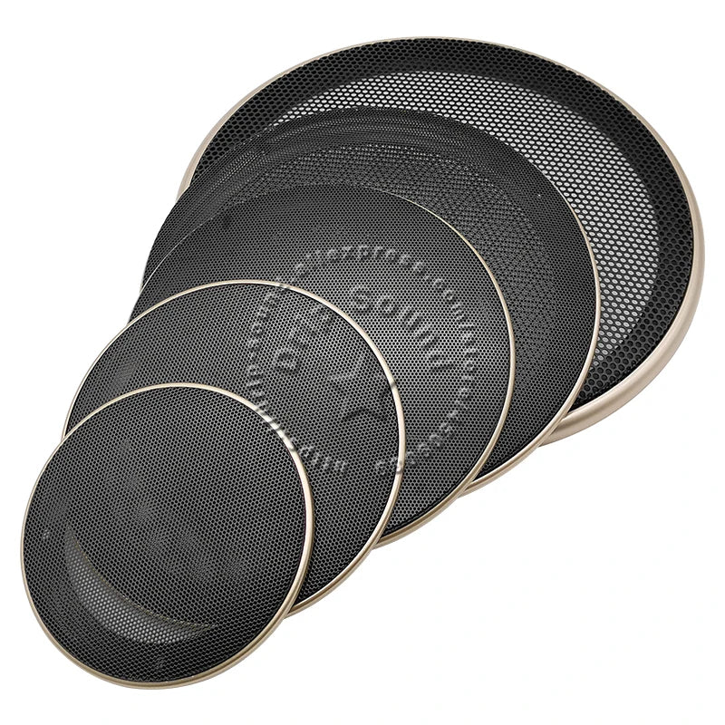 For 4"/5"/6.5"/8"/10" Inch Speaker Conversion Net Cover Car Home Audio Decorative Circle Metal Mesh Grille Protection 16E