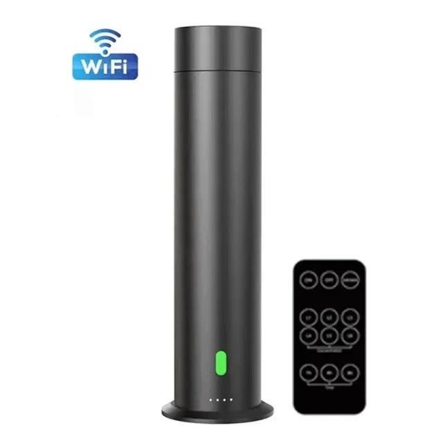 Waterless Essential Oil Diffuser with Remote Aluminium Alloy Scent Air