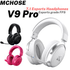 MCHOSE V9 Pro Gaming Wireless  Headset Surround Sound Headphones Noise Canceling Mic Low Latency Lightweight for PS5 PC SWITCH