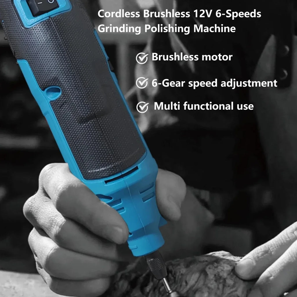Cordless Electric Engraver Carving Electric Drill Engraving Machine Grinding Polishing Mini Rotary Tool 6 Variable Speed
