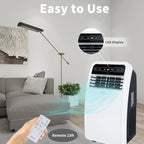 Shinco 8,000 BTU Portable Air Conditioner, AC Unit with Built-in Cool, Dehumidifier & Fan Modes for Room up to 200 sq.ft