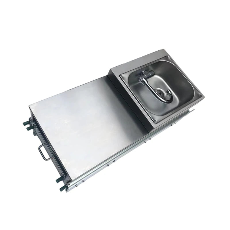 Camper RV Slide Out Kitchen 304 Stainless Steel Slide Kitchen with Sink