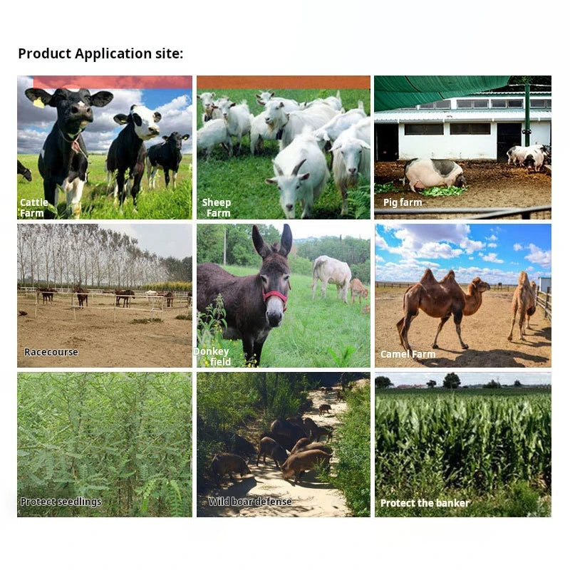 5KM Electric Fence Energizer 12V 2A for Animals Cattle Sheep Horse Chicken Farm Livestock 1.5 Joules Pulse Controller Device