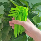WUJIE 50-1000PCS 1/8'' Green Drippers 3/5mm Bending Arrow Emitters Garden Potted Irrigation Watering Micro Drip System Fittings