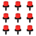 100-1000pcs Adjustable Drip Irrigation Droppers Rotating Sprinklers 1/4'' Emitter Dripper For Micro Balcony Yard Watering System