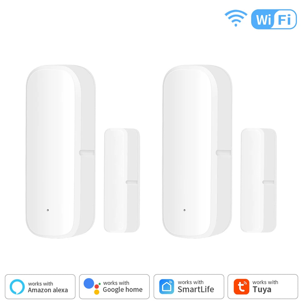 TNCE Tuya WiFi/Zigbee3.0 Smart Door Window Sensor Smart Home Security Alarm System Smart Life Tuya App Remote Control