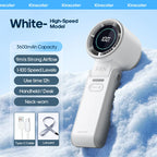 KINSCOTER Outdoor Foldable Turbo Fan - 3600mAh Rechargeable