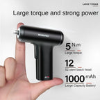 Mini Electric screwdriver lithium battery Multifunctional Cordless drill pistol drill household drill motor Power tools