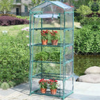 Garden Warmer Cover PVC Flower and Plant Insulated Warming Shed Greenhouse Warming Sunroom Insulated Rainproof Trellis