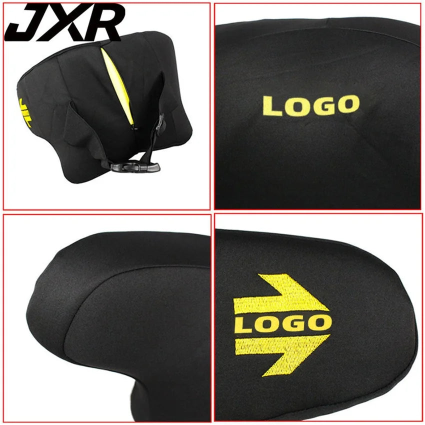 1Pcs MO Car Interior Headrest Seat Head Support Neck Pillow soft memory cotton Seat Support Decor Headrest Backrest Cushion