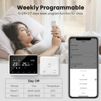 Tuya RF WiFi Smart Thermostat Temperature Controller for Gas Boiler Water Heating Wireless WiFi Thermostat Work with Alexa Googe