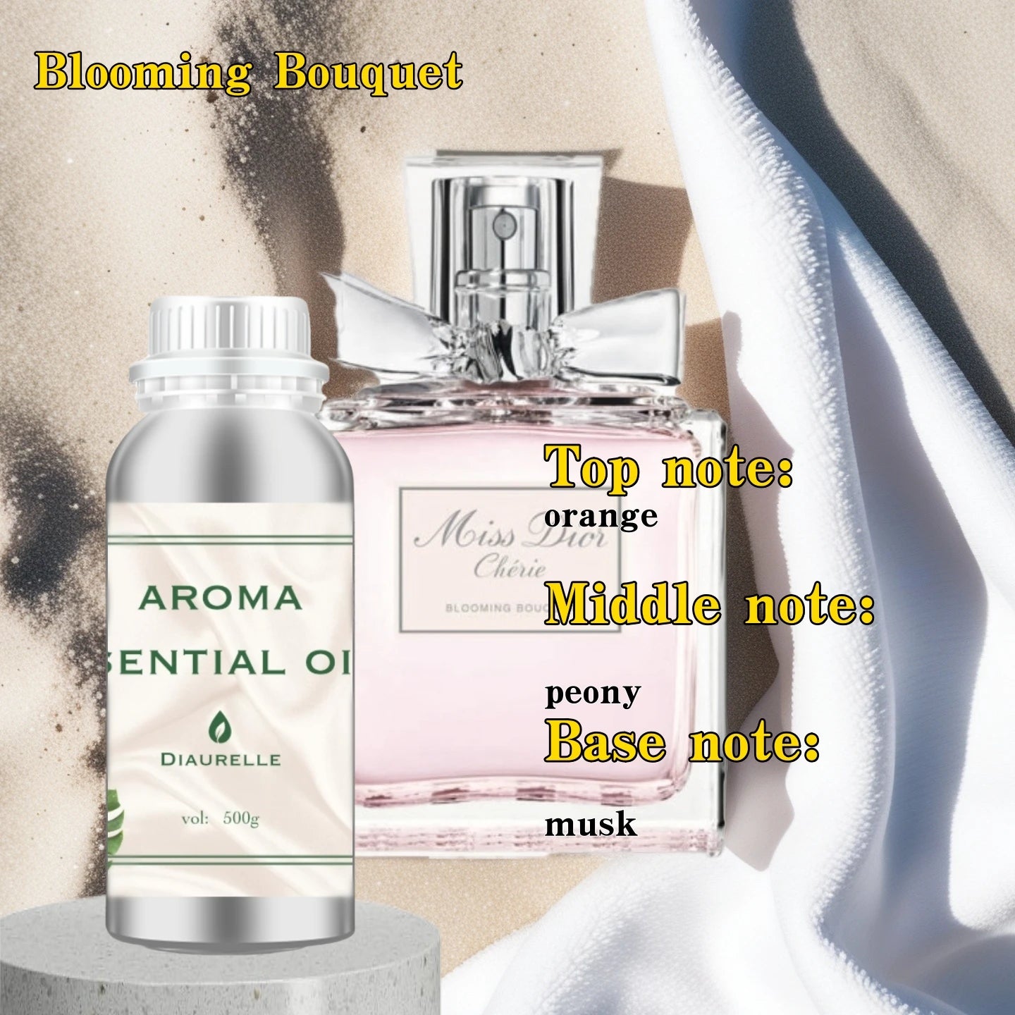 Diaurelle Hotels 500ML Long-Lasting Perfume Oil for Diffuser Hotel Home Air Freshener Strong Refreshing Aroma