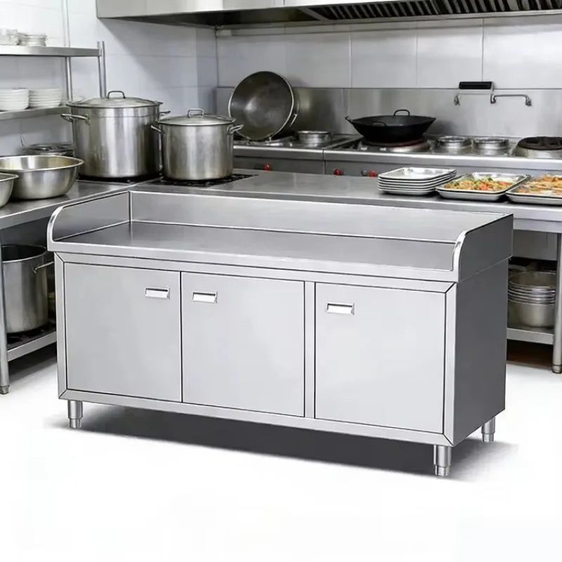 Custom Stainless Steel Kitchen Prep Table Heavy Duty Work Table for Food Service Industry
