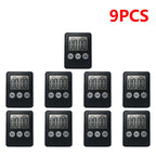 4-10PCS Digital Sports Alarm Clock Multi-Function Electronic Timer Stopwatch LCD Display Mini for Sports Exercise Baking Cooking