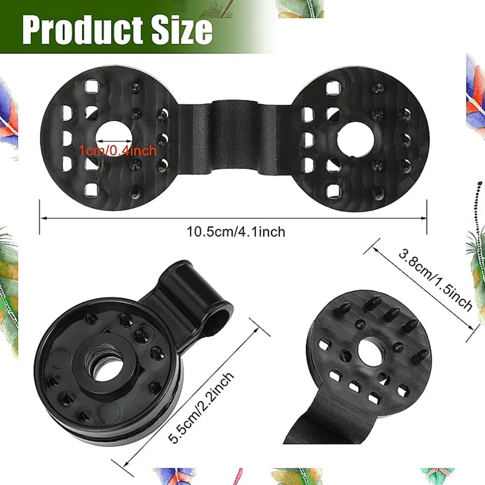 30-300pcs Shade Cloth Clips Heavy Duty Lock Grip Greenhouse Film Clip Hang Expand Instant Grommet Sunshade Net Fix Clips Tool