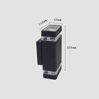 E27/GU10 Outdoor Lights Lighting Wall Light Waterproof Up Down Aluminum Garden Light Double Head Wall Lamp Corridor Lighting