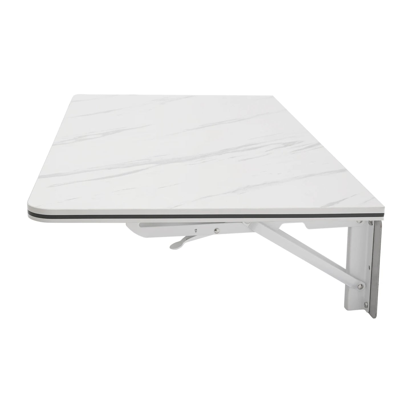Rust-Proof Wall-Mounted Folding Table Easy to Clean Wall Mounted Folding Table for Bedroom/Living Room/Study/Kitchen