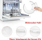 Dishwasher Safe，KSMBLPS Pouring shield for kitchenaid 5.5qt ，6 Quart &5, 7, 8 Qt Stainless Steel Bowl,fit ka Bowl-Lift Bowl