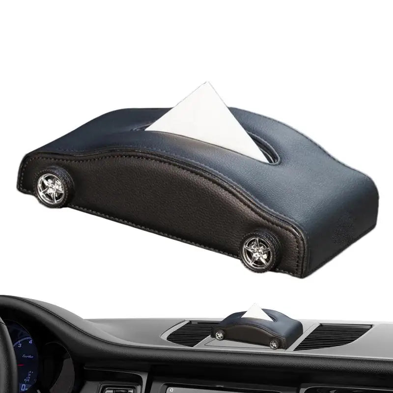 Car Shape Tissue Box Living Room Tissue Cover Decorative Heat-resistant Tissue Dispenser For Bathroom Anti-Moisture Interior