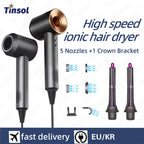 Professional negative ion hair dryer, high-speed constant temperature bladeless hair dryer home negative ion hair dryer