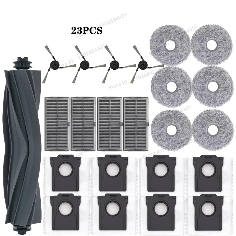 Fit For Dreame X40 Ultra / X40 Ultra Complete / L40 Ultra / S30 Pro Ultra Parts Main Roller Side Brush Hepa Filter Dust Bag