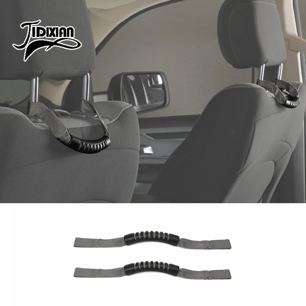 JIDIXIAN Car Seat Headrest Grab Handle for Jeep for Dodge for Ford F150 for Jimny for Chevrolet for GMC for Chrysler for 4Runner
