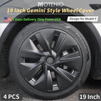 Hubcaps Design for Tesla Model Y 2020-2024 19Inch Gemini Wheel Cover Cap Automobile Cover Wheel Cover Replacement Accessories