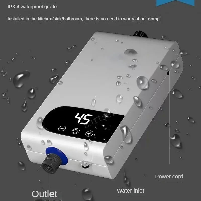 Instant Electric Water Heater Memory Function Frequency Conversion Constant Temperature Water Heating Machine 220V 4500W