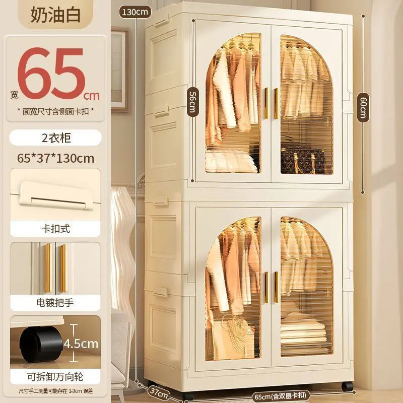Dressers Bedroom Furniture Home Folding Wardrobe Household Children Wardrobe Home Bedroom Dwvo Storage Drawer Storage Cabinet