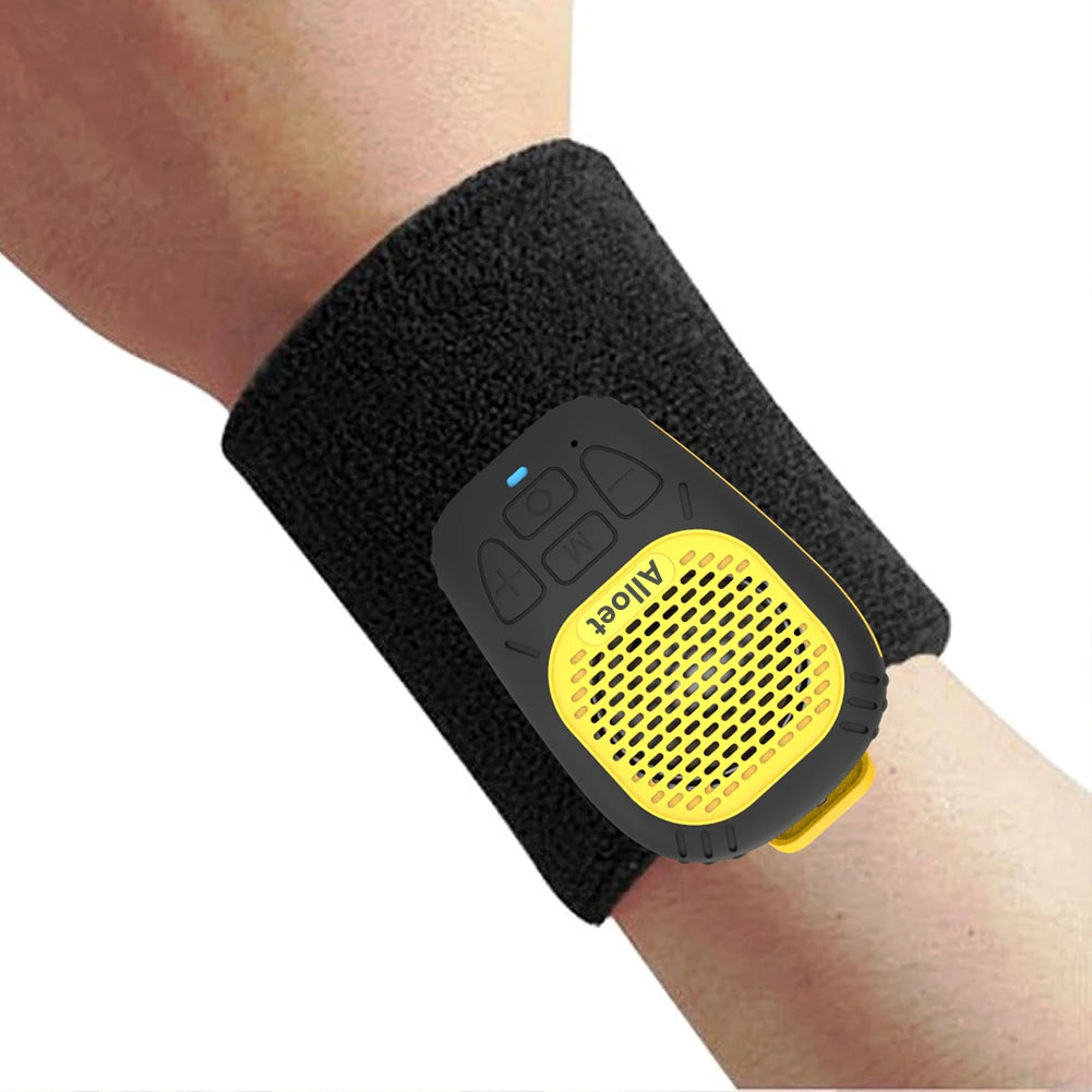 Wearable Bluetooth-Compatible5.3 Speaker Built-in Mic Mini Speaker Up To 30 Hours Battery Life Small Speaker for Cycling/Hiking